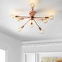 Copper-8-Light-Sputnik-Metal-LED-Flush-Mount-Flush-Mounts