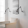 Rover Classic Industrial Metal Adjustable Arm LED Wall Sconce (Set of 2)
