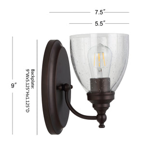 Marais Metal/Glass LED Vanity