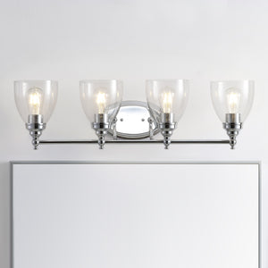 Marais 4-Light Metal/Glass LED Vanity