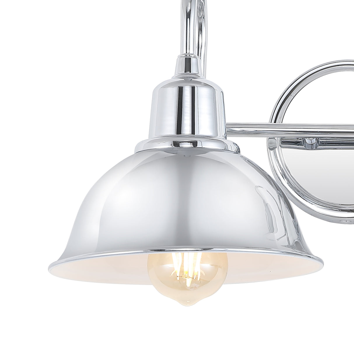 Frisco 2-Light Farmhouse Industrial Iron LED Vanity