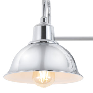 Frisco 3-Light Farmhouse Industrial Iron Shade Vanity