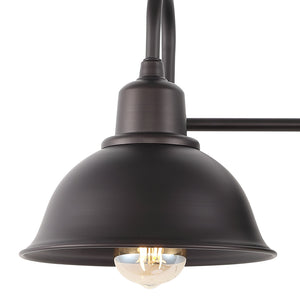 Frisco 3-Light Farmhouse Industrial Iron Shade Vanity