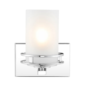 Fairfax-1-Light-Metal/Frosted-Glass-Contemporary-Glam-LED-Vanity-Light-Bathroom-Vanity-Lights