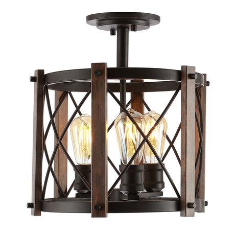 Ferme-3-Light-Iron-Rustic-Farmhouse-LED-Flush-Mount-Flush-Mounts