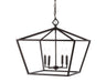 Gatsby 4-Light Adjustable Iron Rustic Glam LED Pendant