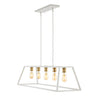 Floyd 5-Light Bohemian Farmhouse Iron Adjustable LED Pendant