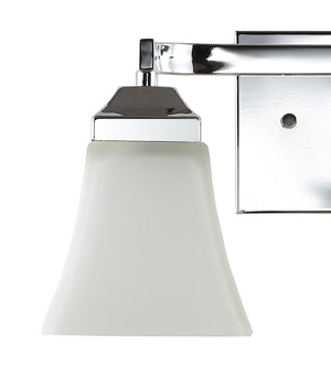 Staunton 2-Light Iron/Glass Modern Cottage LED Vanity Light