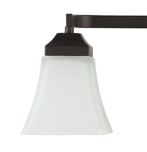 Staunton 3-Light Iron/Glass Modern Cottage LED Vanity Light