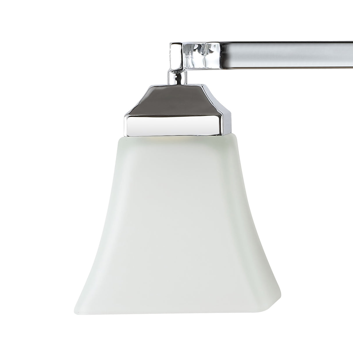 Staunton 4-Light Iron/Glass Modern Cottage LED Vanity Light