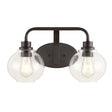 Sandrine-2-Light-Iron/Seeded-Glass-Cottage-Rustic-LED-Vanity-Light-Vanity-Lights