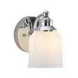 Lydia-1-Light-Iron/Frosted-Glass-Farmhouse-Cottage-LED-Vanity-Light-Bathroom-Vanity-Lights
