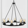 Pablo-8-Light-Iron/Seeded-Glass-Bohemian-Cottae-LED-Chandelier-Chandeliers