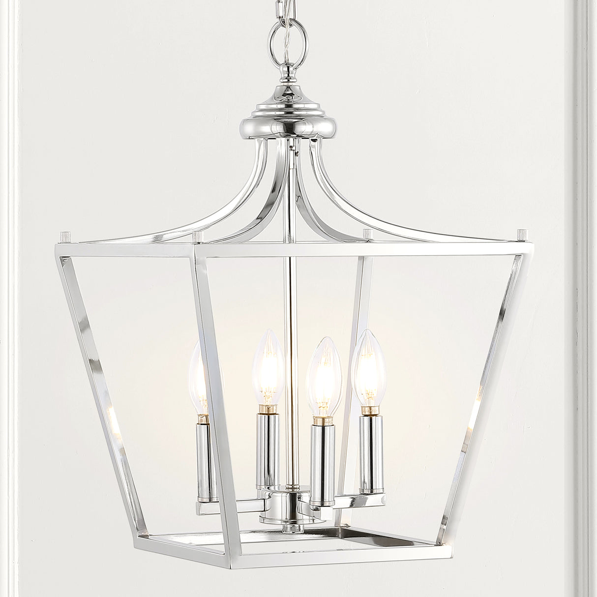 Camden 4-Light Iron Classic Midcentury Pendant Lantern