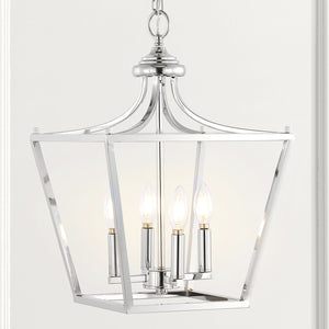 Camden 4-Light Iron Classic Midcentury Pendant Lantern