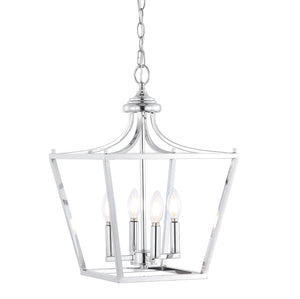Camden 4-Light Iron Classic Midcentury Pendant Lantern