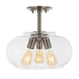 Lina-3-Light-Modern-Industrial-Iron/Seeded-Glass-LED-Semi-Flush-Mount-Flush-Mounts