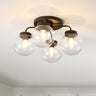 Piper-4-Light-Farmhouse-Rustic-Iron/Glass-LED-Semi-Flush-Mount-Flush-Mounts