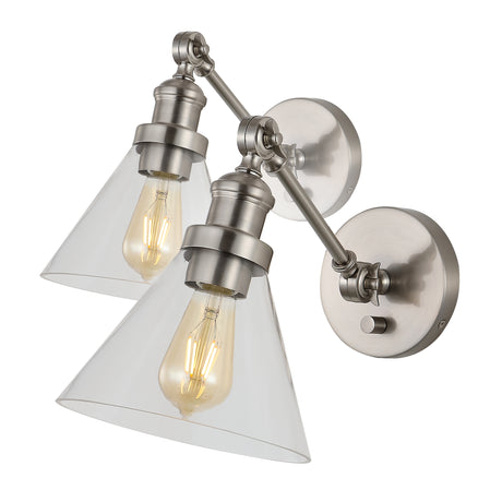 Cowie-Iron/Glass-Adjustable-LED-Wall-Sconce-Wall-Sconces