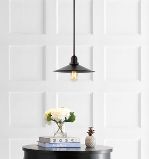 Prairie 1-Light Bohemian Farmhouse Iron LED Pendant