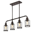 Abbott-4-light-farmhouse-industrial-iron/glass-linear-led-pendant-Pendants