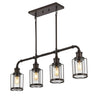 Abbott-4-light-farmhouse-industrial-iron/glass-linear-led-pendant-Pendants