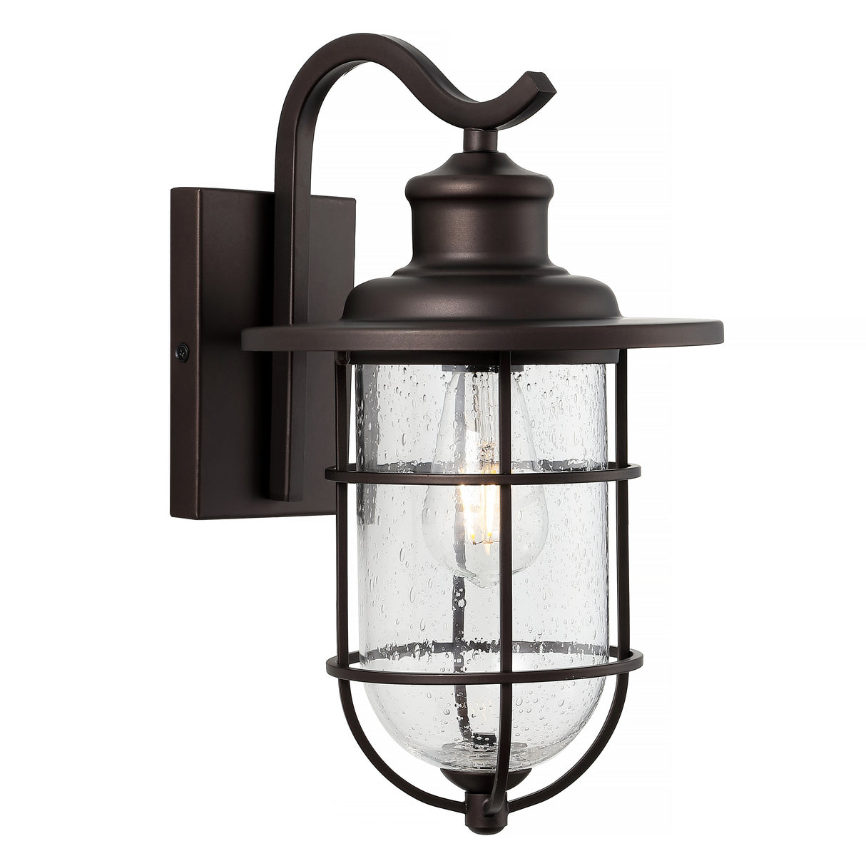 Westfield-1-Light-Iron/Seeded-Glass-Rustic-Industrial-Cage-LED-Outdoor-Sconce-Outdoor-Lighting