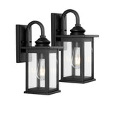 Cary-1-Light-Iron/Glass-Traditional-Modern-Lantern-LED-Outdoor-Sconce-Outdoor-Lighting