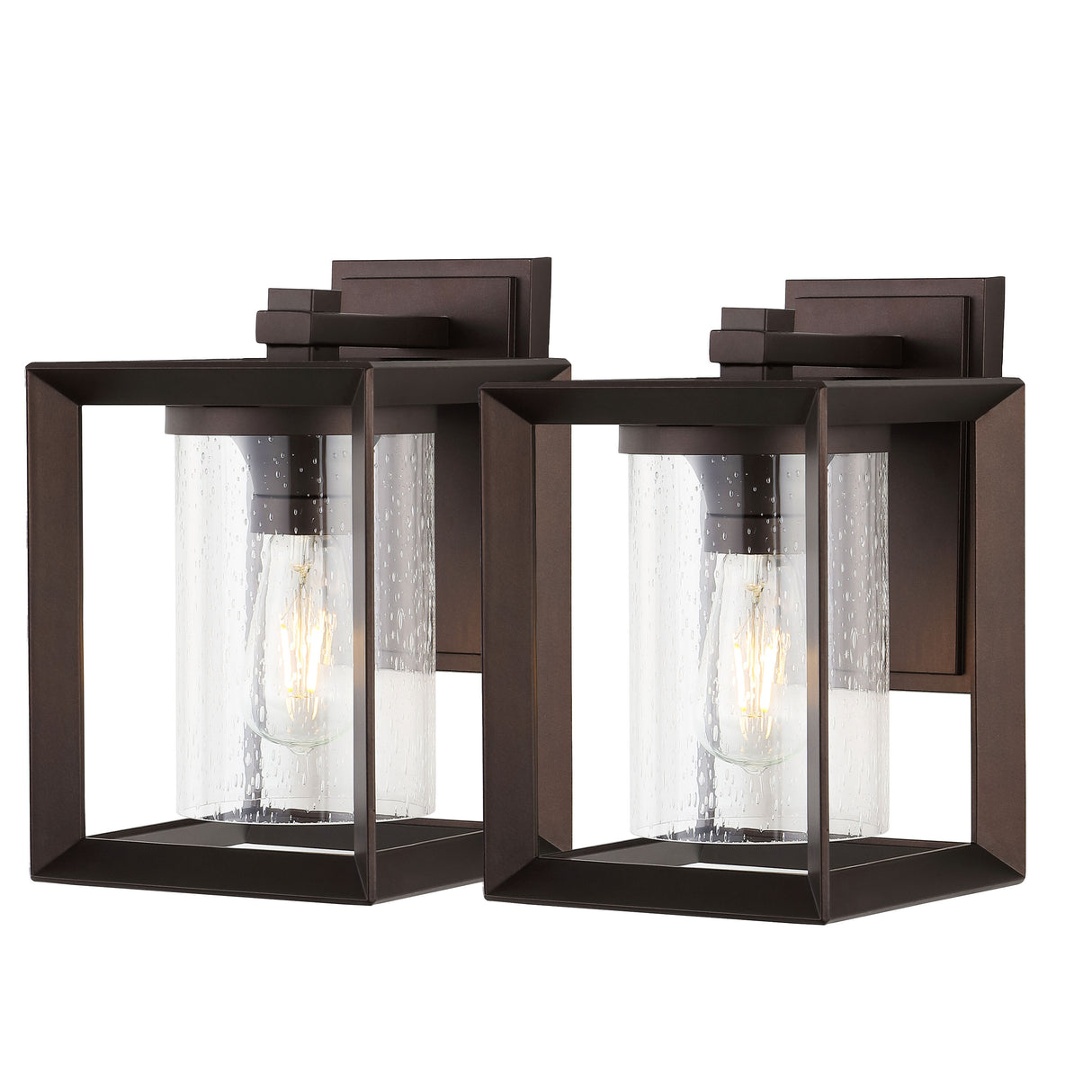 Vaughn-1-Light-Iron/Glass-Modern-Rustic-Cube-LED-Outdoor-Sconce-Outdoor-Lighting