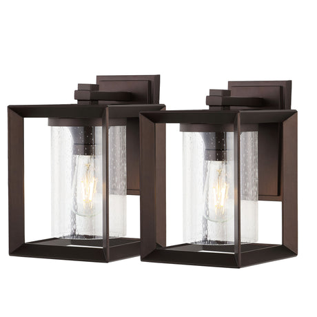 Vaughn-1-Light-Iron/Glass-Modern-Rustic-Cube-LED-Outdoor-Sconce-Outdoor-Lighting