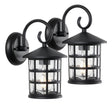 Cadiz-1-Light-Iron/Seeded-Glass-Cottage-Rustic-Scrolled-Lantern-LED-Outdoor-Sconce-Outdoor-Lighting