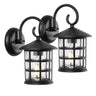 Cadiz-1-Light-Iron/Seeded-Glass-Cottage-Rustic-Scrolled-Lantern-LED-Outdoor-Sconce-Outdoor-Lighting