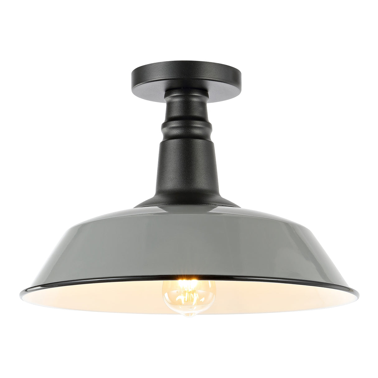 Camila-1-Light-Classic-Industrial-Indoor/Outdoor-Iron-LED-Semi-Flush-Mount-Flush-Mounts