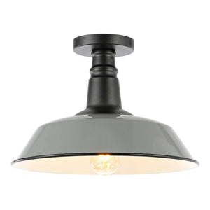 Camila-1-Light-Classic-Industrial-Indoor/Outdoor-Iron-LED-Semi-Flush-Mount-Flush-Mounts