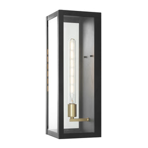 Berlin Modern Industrial Indoor/Outdoor Rectangular Iron Glass LED Lantern