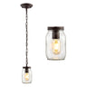 Gaines-1-Light-Farmhouse-Industrial-Iron-Mason-Jar-LED-Pendant-Pendants