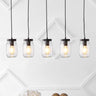 Gaines-5-Light-Farmhouse-Industrial-Iron-Mason-Jar-Linear-LED-Pendant-Pendants