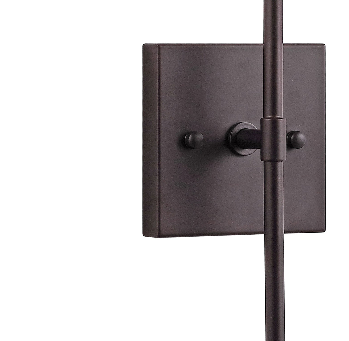 Cato 1-Light Bohemian Farmhouse Iron/Glass LED Vanity