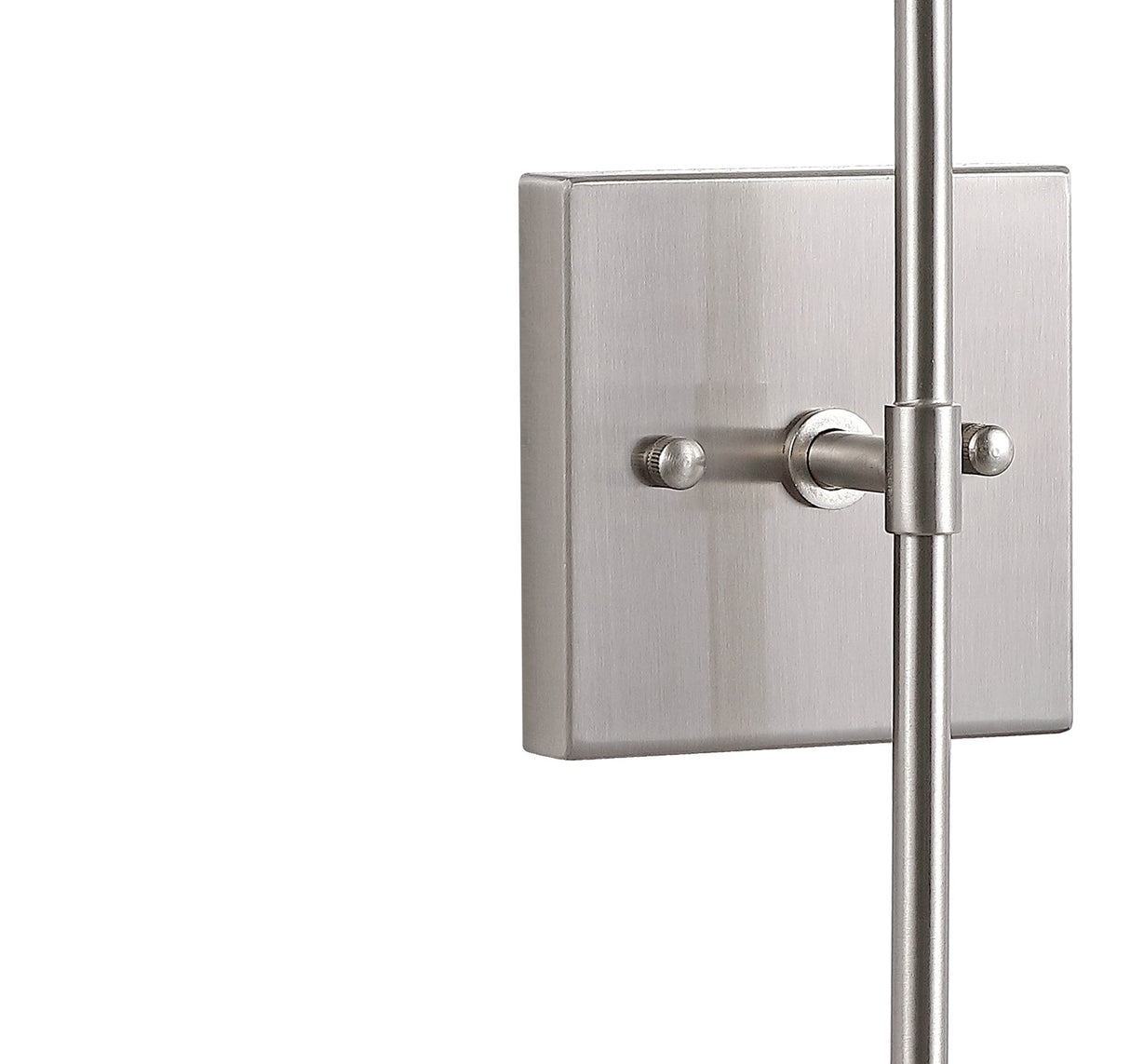 Cato 1-Light Bohemian Farmhouse Iron/Glass LED Vanity