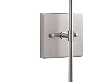 Cato 1-Light Bohemian Farmhouse Iron/Glass LED Vanity