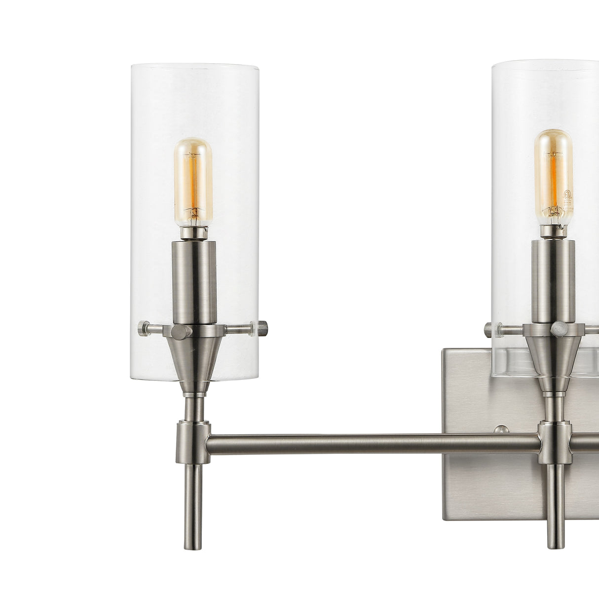 Cato 3-Light Modern Minimalist Iron/Glass LED Vanity
