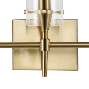 Cato 3-Light Modern Minimalist Iron/Glass LED Vanity