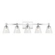 Marion-5-Light-Hurricane-Metal/Seeded-Glass-LED-Vanity-Light-Bathroom-Vanity-Lights