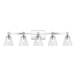 Marion-5-Light-Hurricane-Metal/Seeded-Glass-LED-Vanity-Light-Bathroom-Vanity-Lights