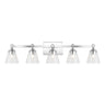 Marion-5-Light-Hurricane-Metal/Seeded-Glass-LED-Vanity-Light-Bathroom-Vanity-Lights