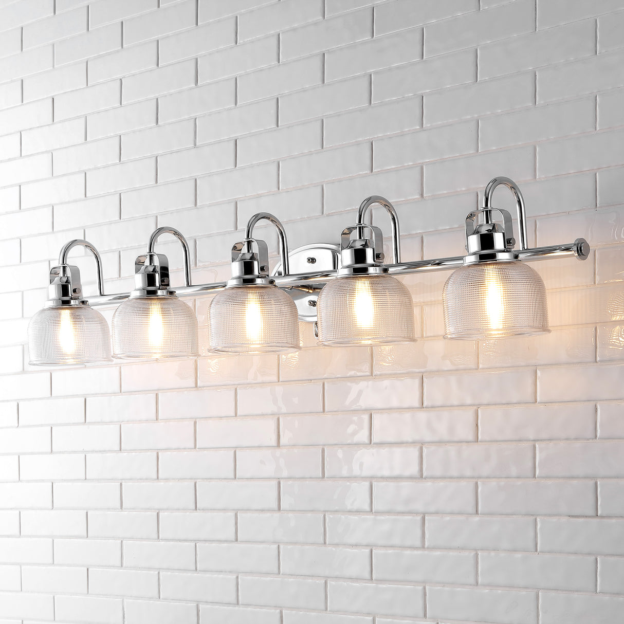 Virginia-5-Light-Metal/Glass-LED-Vanity-Light-Vanity-Lights