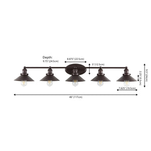 July 5-Light Metal Vanity Light