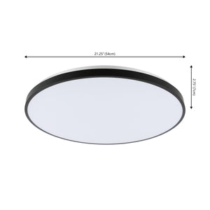 Astrid 1-Light Modern Minimalist Iron Circle Integrated LED Flush Mount