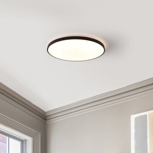 Astrid 1-Light Modern Minimalist Iron Circle Integrated LED Flush Mount
