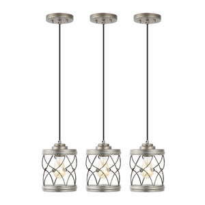 Marelle-1-Light-Farmhouse-Industrial-Iron-Filigree-Caged-Jar-LED-Pendant-Pendants